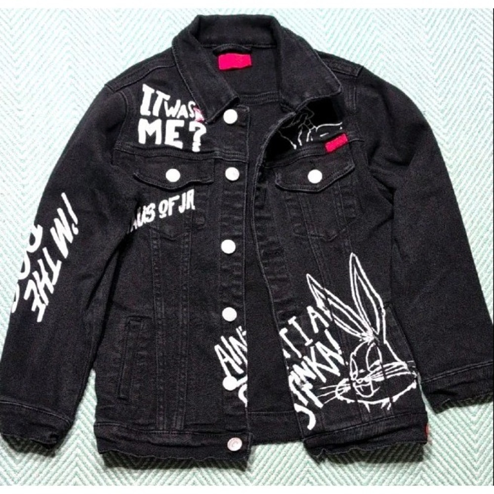Haus Of Jr Looney Tunes Denim Jacket‎ 7-8T 0008